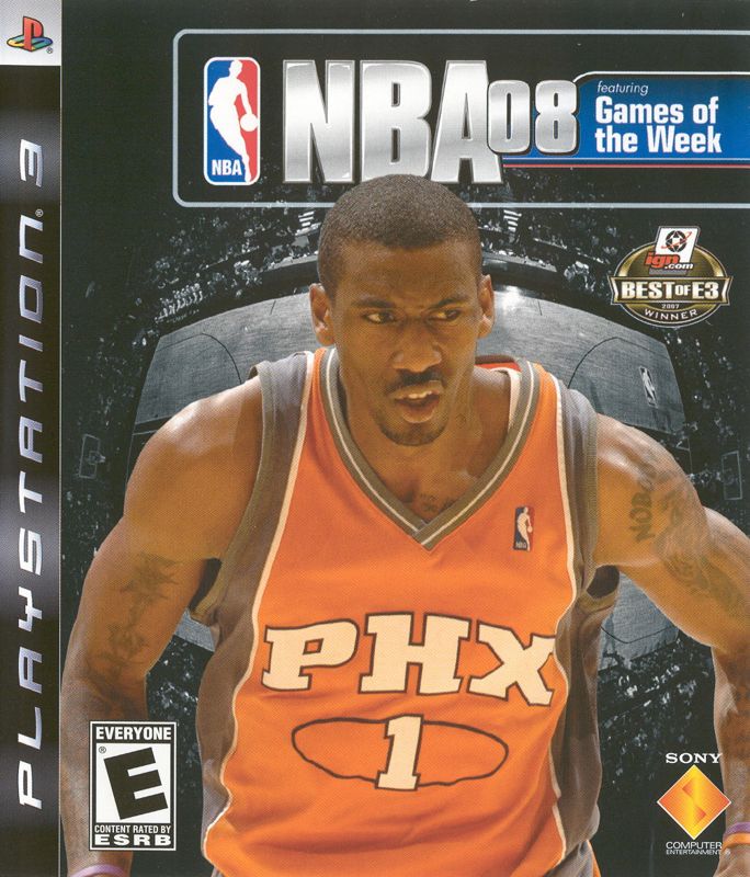 NBA 08 box art for Playstation 3